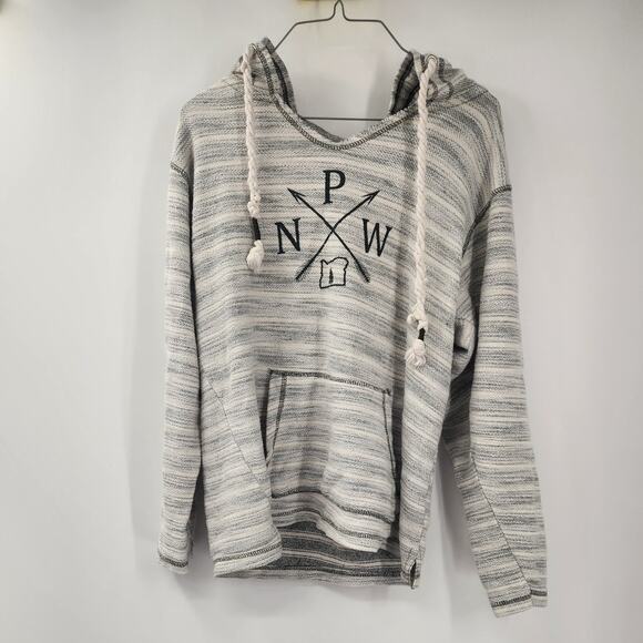 US VINTAGE Hooded Sweatshirt Womens Size Small S - Picture 1 of 4